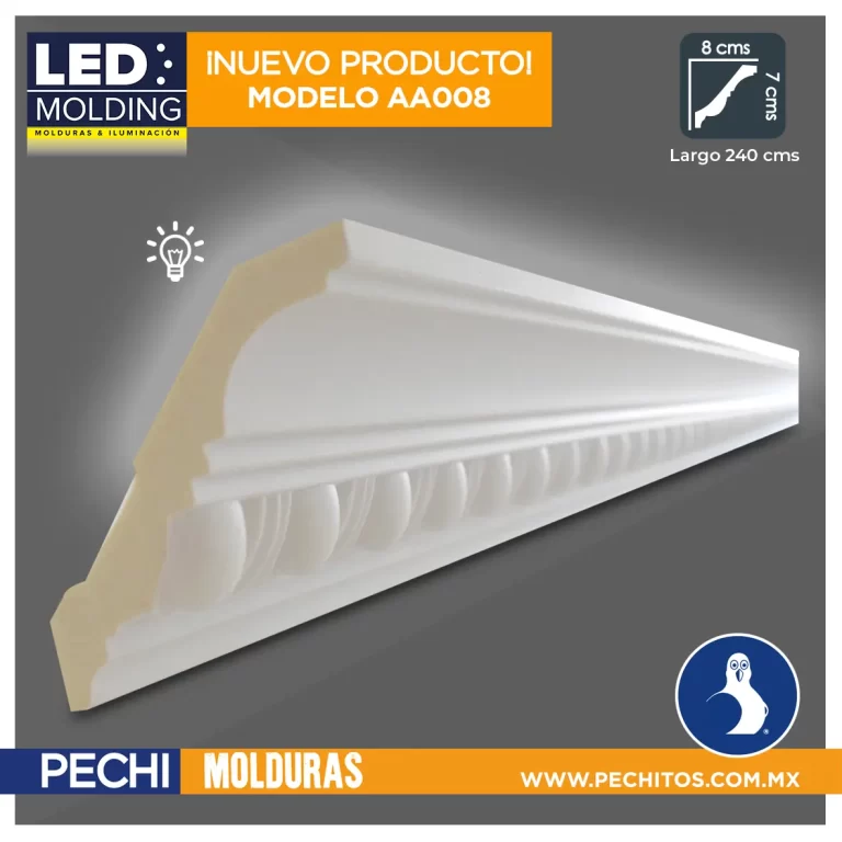 molduras led :: molduras para luz indirecta AA008