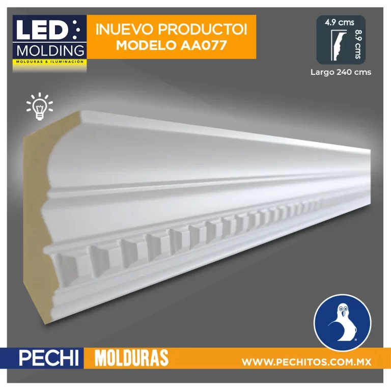 molduras led : molduras para LED : Molduras para luz indirecta AA077