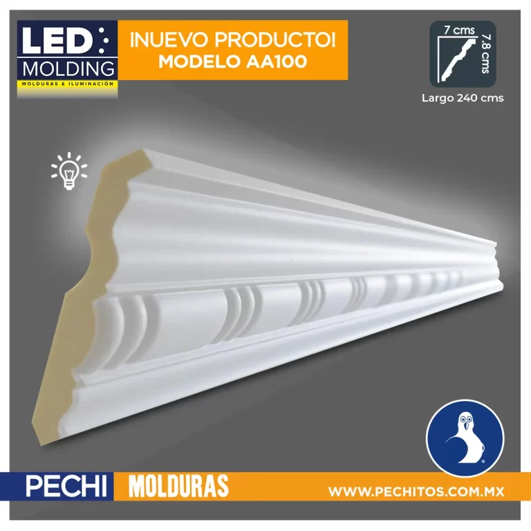molduras led : molduras para LED : Molduras para luz indirecta AA100