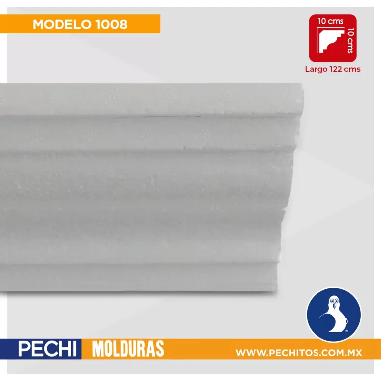 moldura para interior 1008 – molduras unicel pechitos 1008