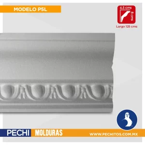 moldura para interior P5L-2 -molduras italianas lisas y decoradas